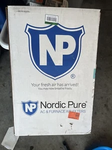 Nordic pure 18 x 30 x 1 three pack Air Filters Merv 14 - Picture 1 of 5