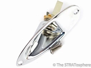 Fender Noventa Stratocaster Strat, OUTPUT JACK + Plate Guitar Chrome - Picture 1 of 1