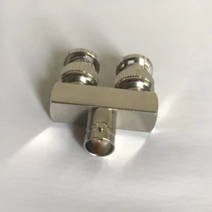 1000x BNC Jack female to 2x BNC male plug Y grains adapter connector 75ohm - Picture 1 of 5
