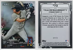 2019 Bowman Chrome Bowman Scouts Top 100 #BTP-73 Travis Swaggerty Pirates - Picture 1 of 1