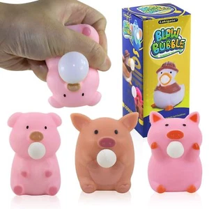 Lakigate Squeeze Toy,Cute Pig Squishy Toys,3 Pack,Fidget Toys for Kids and Ad... - Picture 1 of 7