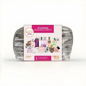 ULTA 2024 Stunning Seasonal Scents 14pc Sample Perfume Set w/ Gift Card - Picture 1 of 3