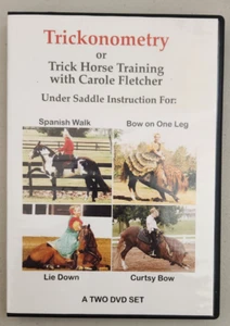 Trickonometry Trick Horse Training Carole Fletcher DVD Under Saddle Instructions - Picture 1 of 2