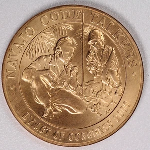 200 USMC WWII Navajo Code Talkers medal - Picture 1 of 2