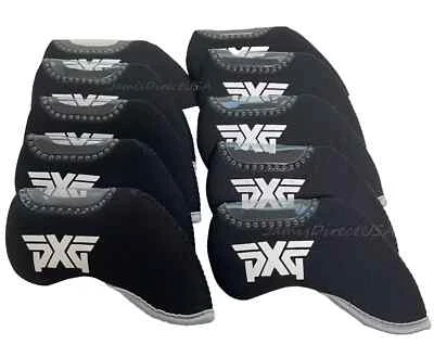 MIZUNO BRAND NEW PXG NEOPRENE IRON COVERS 10 PACK SET 0311 0311 XF 0311T P GOLF BLACK