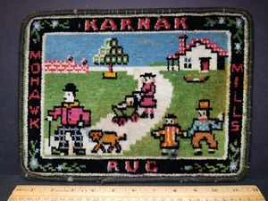 Rare Salesman Sample Country Store Display Mohawk Mills Karnak Rug Amsterdam NY - Picture 1 of 12