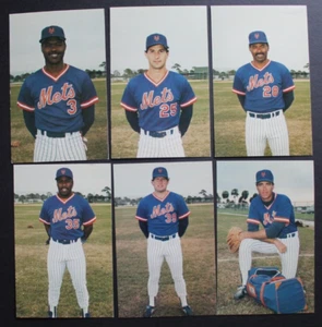 MITCHELL SISK HEEP New York Mets 1986 TCMA Postcards Vintage Lot of Six (6) - Picture 1 of 5
