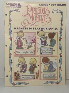 Precious Moments Magnets In Plastic Canvas Pattern Book - Leisure Arts - Picture 1 of 2