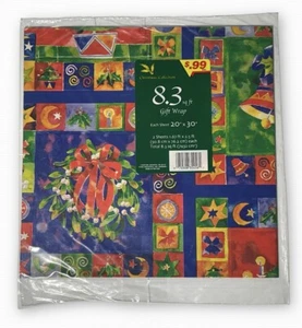 Vintage Weihnachten Geschenkpapier 2 Blatt 20" x 30" Christmas Collection versiegelt - Bild 1 von 5