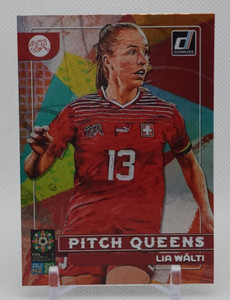 LIA WALTI 2023 Donruss Womens World Cup Soccer #22 Pitch Queens Switzerland
