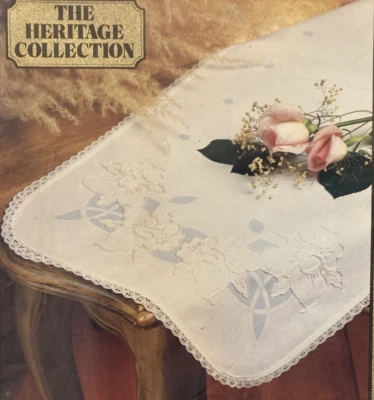 Vogart Crafts Daffodils Dresser Scarf for Embroidery Kit #8716C - Image 1 of 3