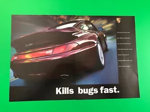 1995 1996 PORSCHE 911 TURBO ORIGINAL PRINT AD ADVERTISEMENT PRINTED 2 PAGE - Picture 1 of 1