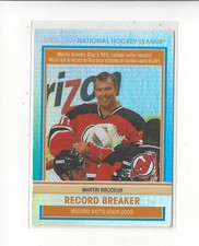 2009-10 O-Pee-Chee Record Breakers #RB8 Martin Brodeur Devils