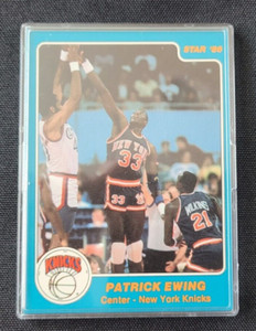 1984-1985 STAR Patrick Ewing New York Knicks #166 -PERFECT! MINT! Sharp Corners!
