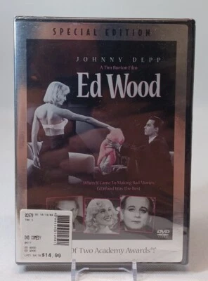 Ed Wood 1994 DVD New! Johnny Depp Martin Landau Tim Burton Oscar Winning Biopic! - Image 1 of 3