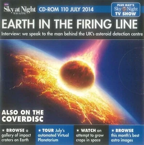 BBC Sky At Night Cd-Rom, Terre En Firing Line, #110 Juillet 2014, Windows, Mac - Photo 1/2