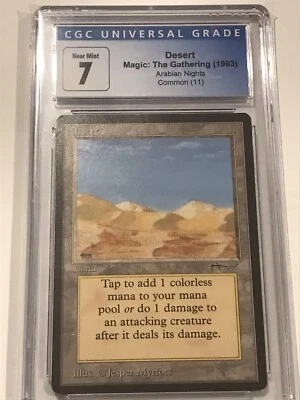 1994 MTG Arabian Nights - DESERT - Graded CGC 7 Near Mint - Magic 30th 🎉 - Image 1 of 4