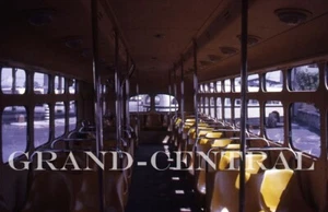 ORIGINAL 1971 MEXICO CITY TROLLEY BUS KODACHROME SLIDE STE INTERIOR #3726 MEXICO - Picture 1 of 1