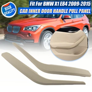 2X Left + Right Inner Door Handle Pull Panel Trim Beige For BMW X1 E84 2009-2015 - Bild 1 von 8