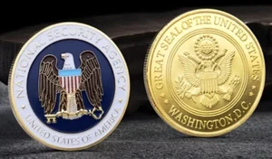 National Security Agency, Challenge Coin (SHIPS FROM USA) - Picture 1 of 3