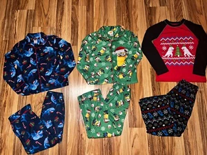 Y2K Despicable Me Minion Hai Dinosaurier Weihnachten Pyjama Jungen 10 - Bild 1 von 11