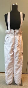Damen Skihose gefüttert, Gr. 36 in zartrosa mit abknöpfbaren Hosenträgern - Bild 1 von 3