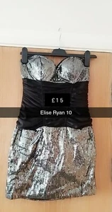 Ladies boob tube Sequence Mini Dress - Picture 1 of 2