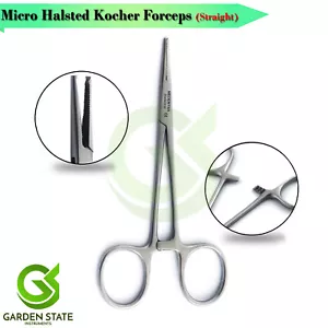 Surgical Micro Halsted Kocher Locking Forceps Tissue Clamp Hemostatic Lab Plier - Picture 1 of 3