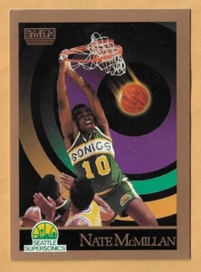 NATE McMillan Seattle Supersonics #271 Skybox 1990-91 - Imagen 1 de 2
