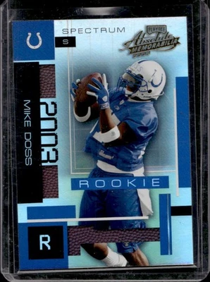 2003 Playoff Absolute Mike Doss Spectrum #60/100 Colts - Image 1 of 2