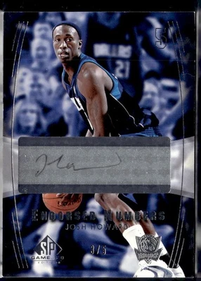 04/05 SP GAME USED EDITION ENDORSED NUMBERS #NU-HO JOSH HOWARD (3/5) - Image 1 of 2