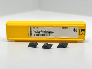 Kennametal NTF2L | New Carbide Threading Inserts 1796139 | Grade KC5010 | 3pcs - Picture 1 of 2