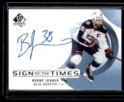 2024-25 SP AUTHENTIC HOCKEY - Sign of the Times - SOTT-BJ Boone Jenner, Columbus - Image 1 of 2