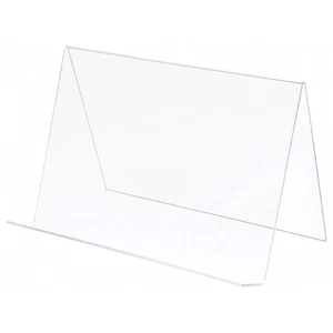 Plymor Clear Acrylic Book Easel w/ 2.875" Flat Ledge, 19" W x 11" W x 12.75" H - Picture 1 of 1