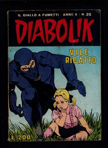 Diabolik Anno X n.25 Vile ricatto Ottimo Astorina 1971 ▓ - Imagen 1 de 1