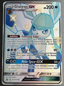 Pokémon Glaceon GX SV/55/SV94 Hidden Fates Shiny Vault 2019 - Imagen 1 de 2
