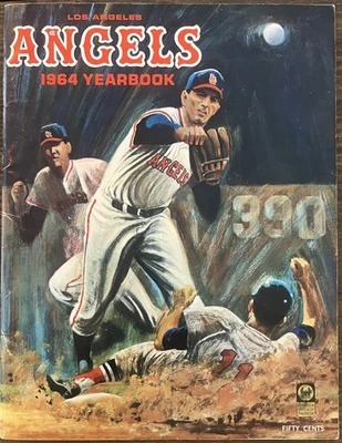 Los Angeles Angels 1964 Yearbook – Chance, Fregosi, Pearson – Excellent - Image 1 of 4