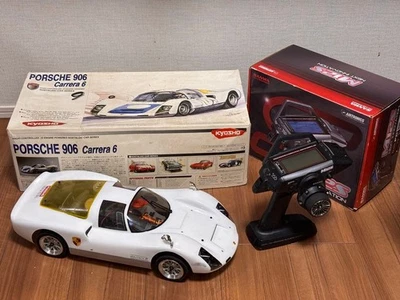 Kyosho 1/10 Vintage Engine Rc Car Porsche 906 set completo dal Giappone - Immagine 1 di 4