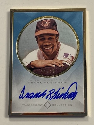 2016 Topps Transcendent Frank Robinson Signed Blue #/25 Orioles Auto - Image 1 of 2