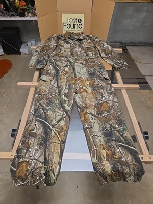 Redhead Hunting Men's L Tall Camouflage Jumpsuit Coveralls Realtree *SEE PICS - Image 1 of 4