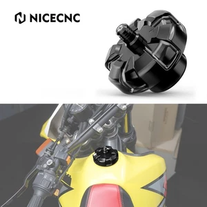 NICECNC Aluminum Fuel Tank Gas Cap Cover For Suzuki DR650S DR650SE 1996-2025 - Picture 1 of 13