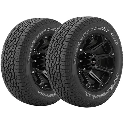 (QTY 2) 255/65R18 BFG Trail Terrain T/A 111T SL White Letter Tires Foto 1 de 4