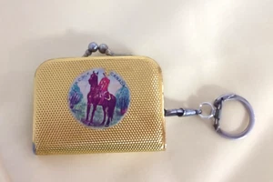 Vintage 1980s R.C.M.P. Canada Coin Purse With Key Loop Keychain Souvenir - Picture 1 of 6