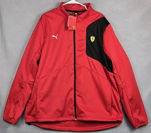 Giacca Softshell Puma Ferrari Formula 1 F1 Peroni Rosso/Nero Nuova Taglia 3x - Foto 1 di 7