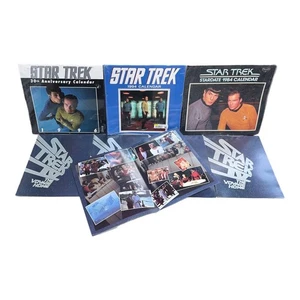 3 Vintage Star Trek Kalender 1984 1994 1996 & 5x Voyage Home Fold-Out Promos - Bild 1 von 8
