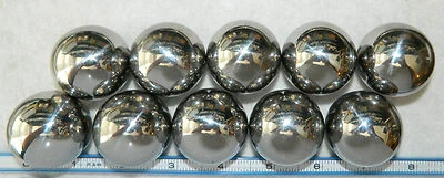 BALL BARON TEN 1-1/2 Inch Steel Balls for Monkey Fist Cores CAN BE DRILLED