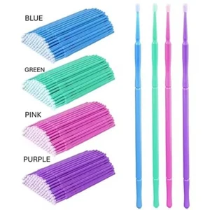 APLICADORES DE PESTAÑAS DESECHABLES LIMPIADORES RÍMEL MAQUILLAJE VARITAS DE RETOQUE - 100 PIEZAS - Imagen 1 de 12