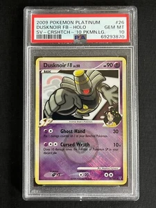 PSA 10 Dusknoir FB #26 Crosshatch Holo League Promo Supreme Victors Pokemon 2009 - Picture 1 of 2