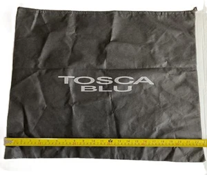 Tosca Blu Dust Bag Black 23" X 19" Drawstring Pouch - Picture 1 of 6