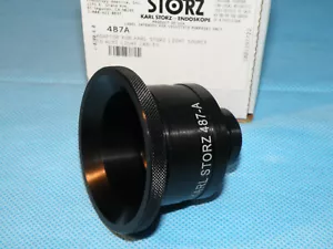 Storz light source adapter for connecting ACMI fiber light cables, 487A - Picture 1 of 3